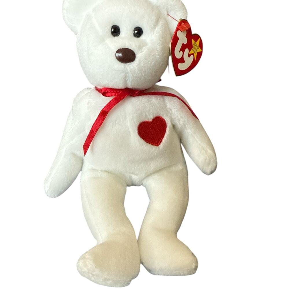 Ty Valentino Beanie Baby PVC Pellets Tag Errors “Origiinal” “Suface” Rare Clean